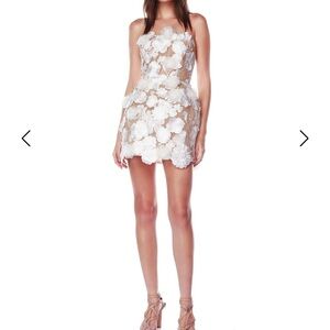 BRONX AND BANCO Jasmine Maraya White Mini Dress